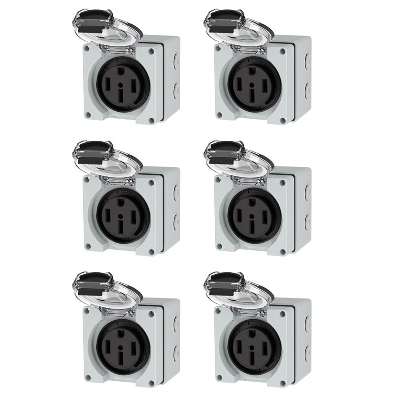 Outdoor Power Receptacle Box - صندوق منافذ طاقة ABVC 6X 50