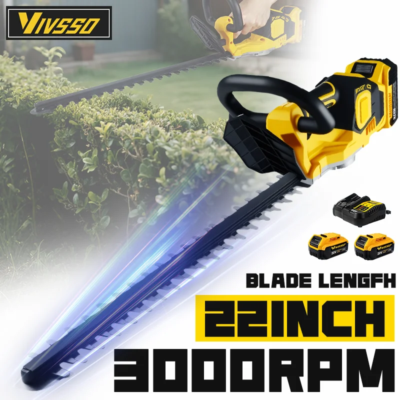 Lawn Mower Battery - VIVSSO اللاسلكي أداة تشذيب التحوط الكهربائية