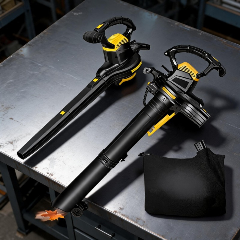 Outdoor Power Vacuum - منفاخ أوراق الشجر وكسارة الأوراق بقوة