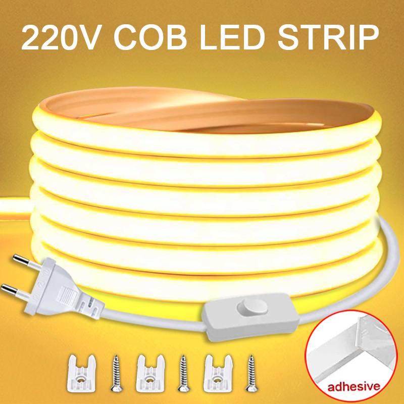 Outdoor Power Strip Weatherproof - 220 فولت Led قطاع مع تشغيل/إيقاف