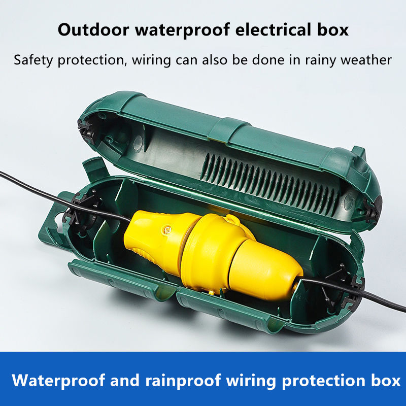 Outdoor Power Point Cover - غطاء أمان سلك تمديد خارجي مع