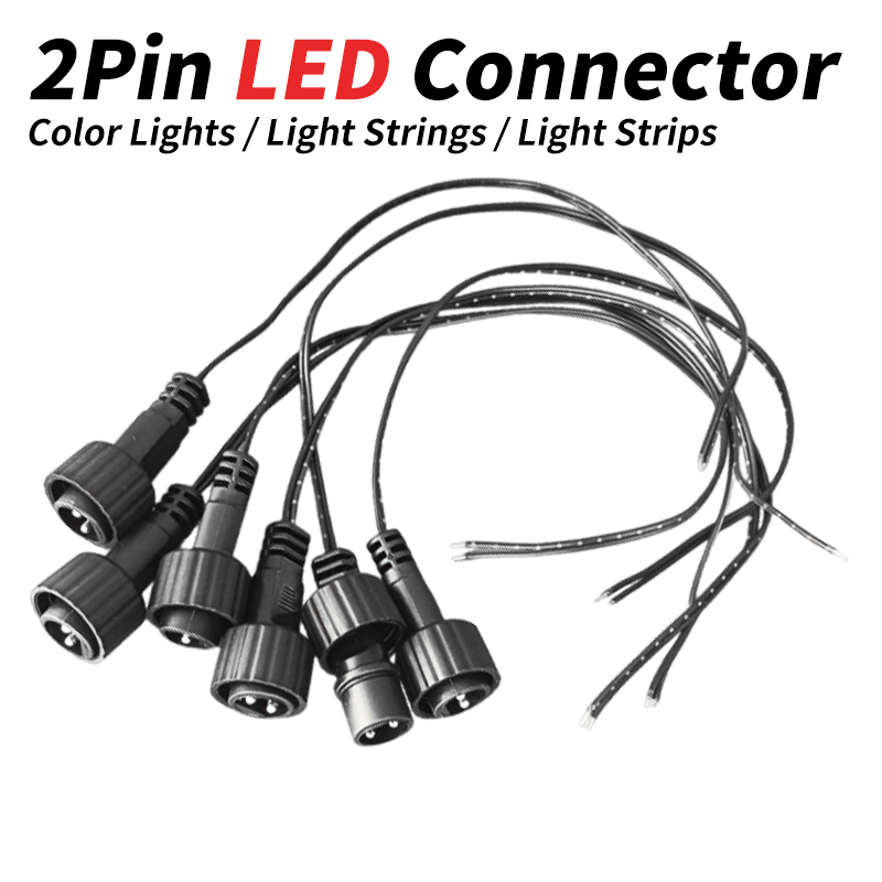 Outdoor Power Outlet Solar - موصل LED ثنائي السن مع سلك