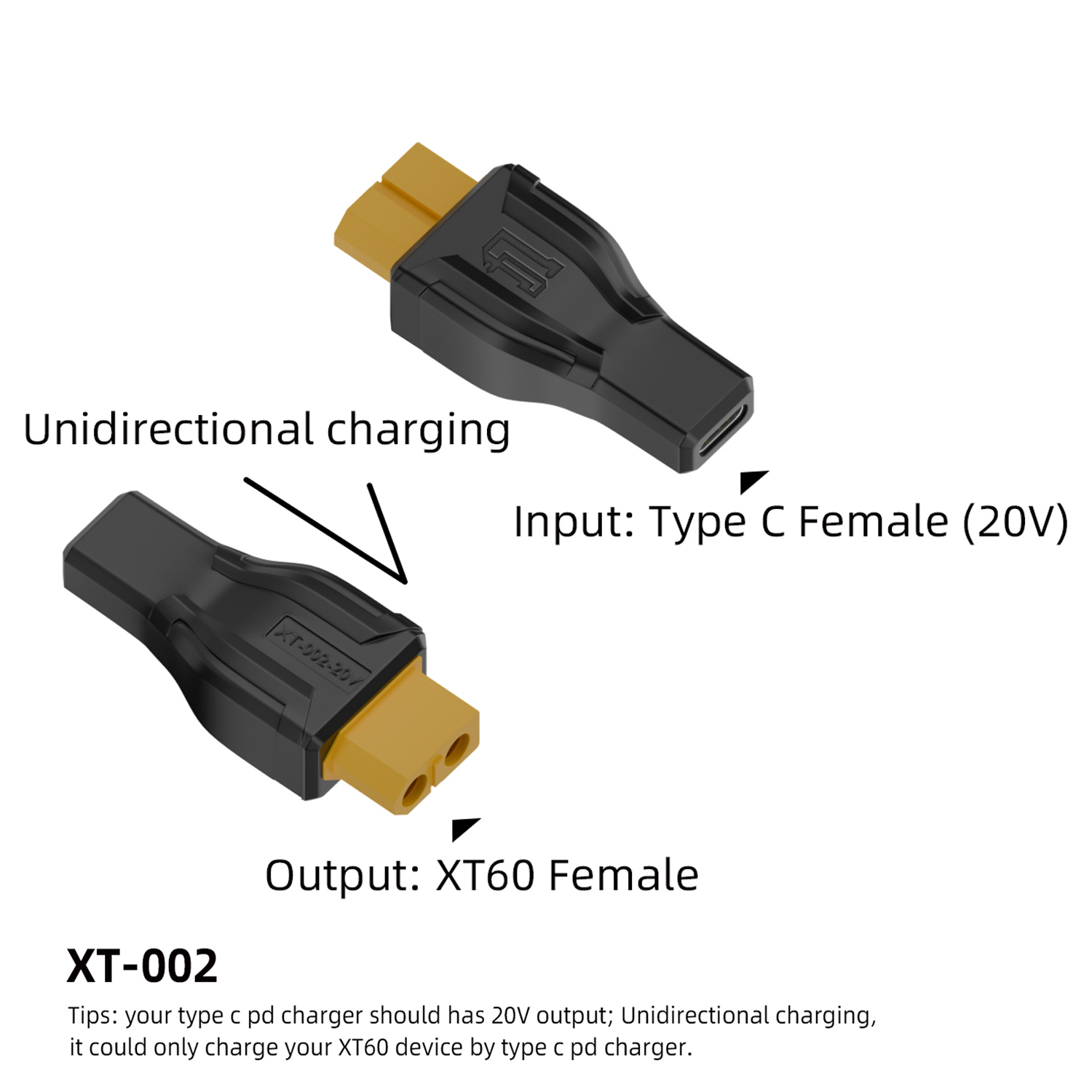 Outdoor Power Adapter - محول USB C إلى XT60 محول