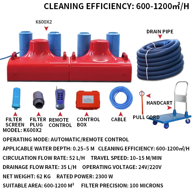 منظف حمامات السباحة الآلي على  - مراجعة Outdoor Power Vacuum وسعره