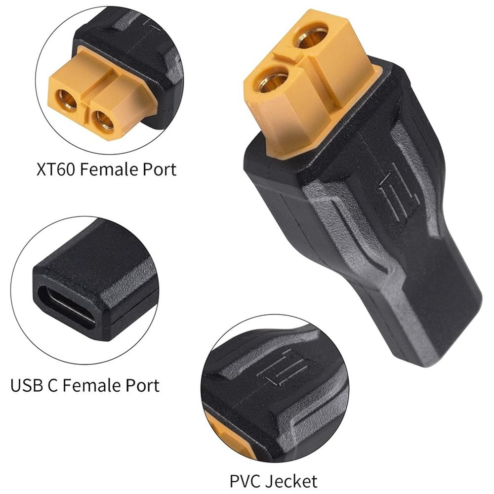 5525 7450 USB C إلى XT60 محول  - مراجعة Outdoor Power Adapter وسعره