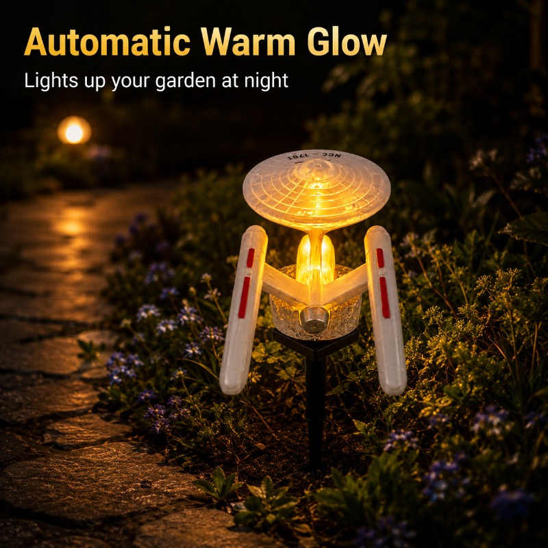 مصباح حديقة شمسي على شكل سفينة - مراجعة Outdoor Power Outlet Solar وسعره