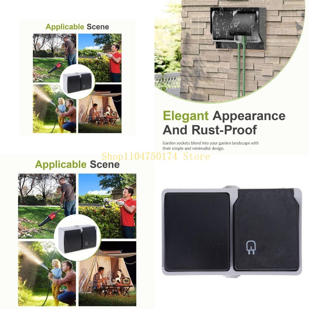 مقبس خارجي مقاوم للماء مع لوحة - مراجعة Outdoor Power Outlet Install وسعره