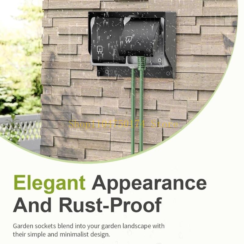مقبس خارجي مقاوم للماء مع لوحة - مراجعة Outdoor Power Outlet Install وسعره
