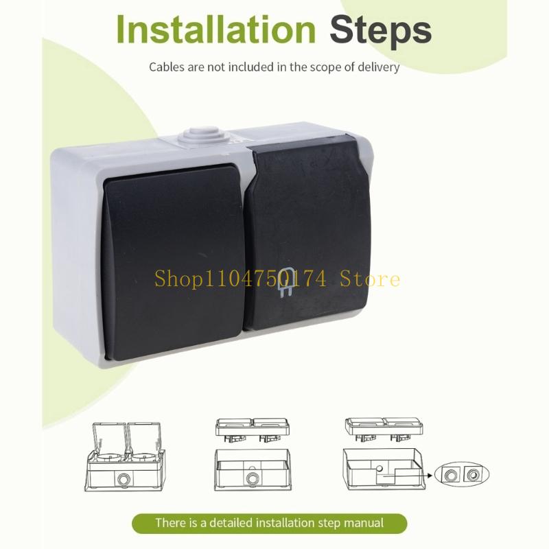 مقبس خارجي مقاوم للماء مع لوحة - مراجعة Outdoor Power Outlet Install وسعره