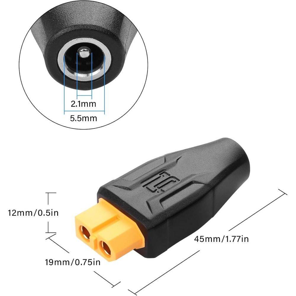 5525 7450 USB C إلى XT60 محول  - مراجعة Outdoor Power Adapter وسعره
