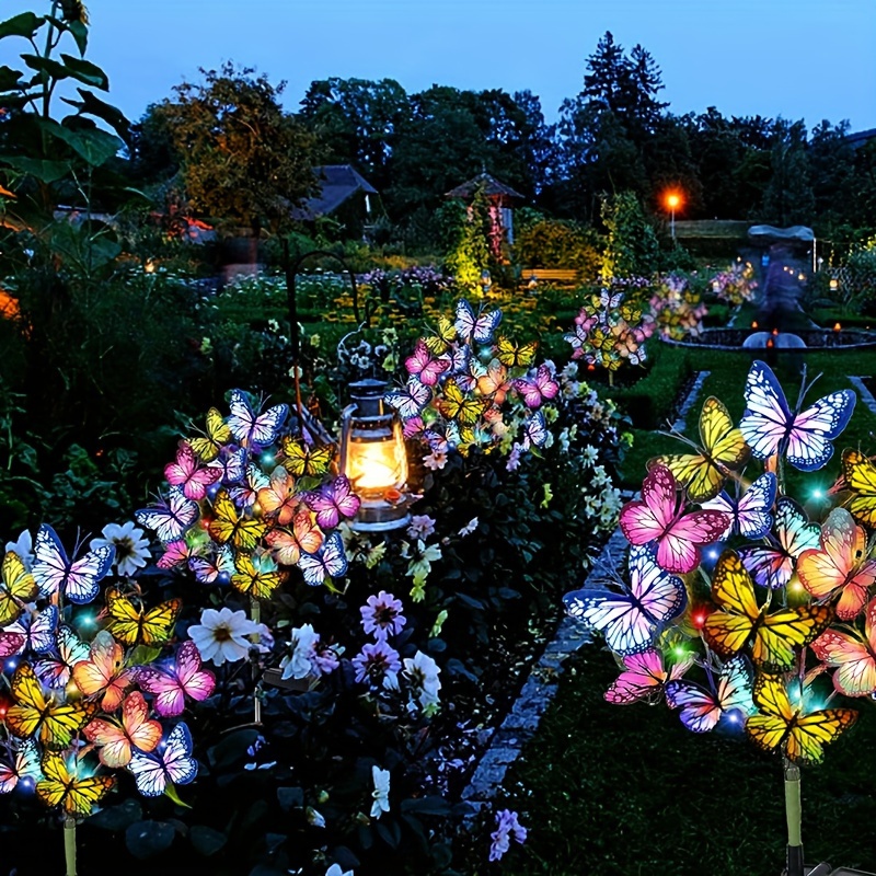 أضواء حديقة الفراشة LED بالطاق - مراجعة Outdoor Power Outlet Solar وسعره