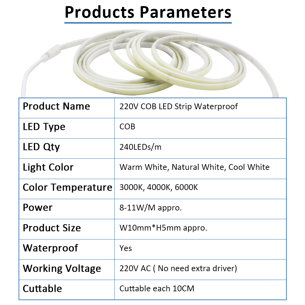 220 فولت IP67 مقاوم للماء COB  - مراجعة Outdoor Power Strip Weatherproof وسعره