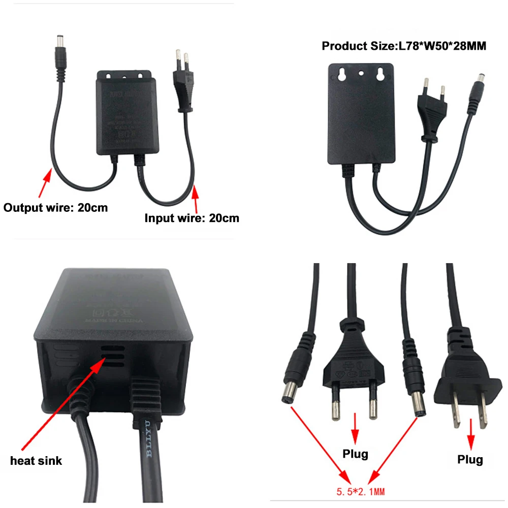 شاحن مزود طاقة مقاوم للماء ، ق - مراجعة Outdoor Power Adapter وسعره
