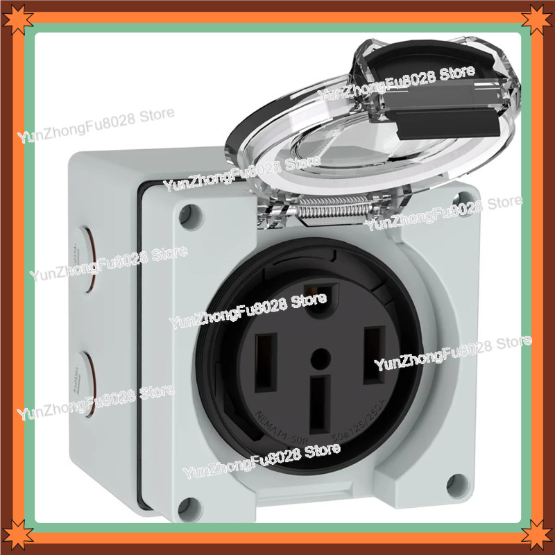 صندوق مأخذ طاقة 50 أمبير 14-50 - مراجعة Outdoor Power Receptacle Box وسعره