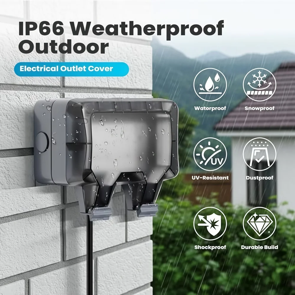 مقبس خارجي مقاوم للماء، مقبس ط - مراجعة Outdoor Power Point Cover وسعره