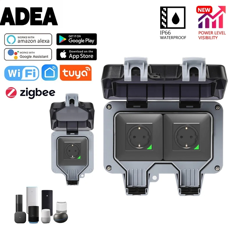 مقبس كهربائي ذكي AdeaTuya Zigb - مراجعة Outdoor Power Outlet Not Working وسعره