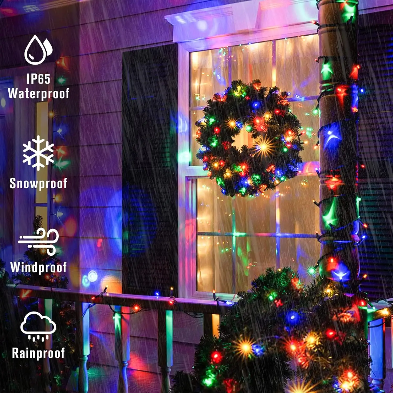 LED سلسلة ضوء الشمس 8 وظائف في - مراجعة Outdoor Power Outlet Solar وسعره