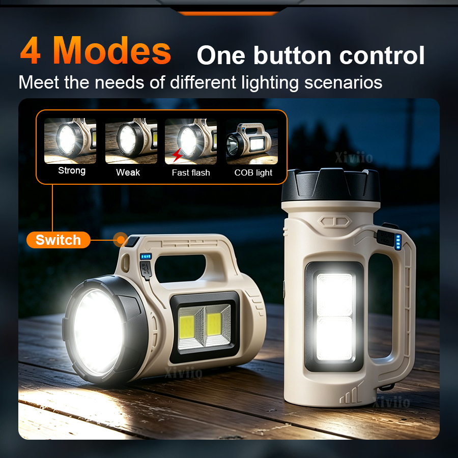 مصباح LED محمول متعدد المشاهد  - مراجعة Outdoor Power Outlet Solar وسعره