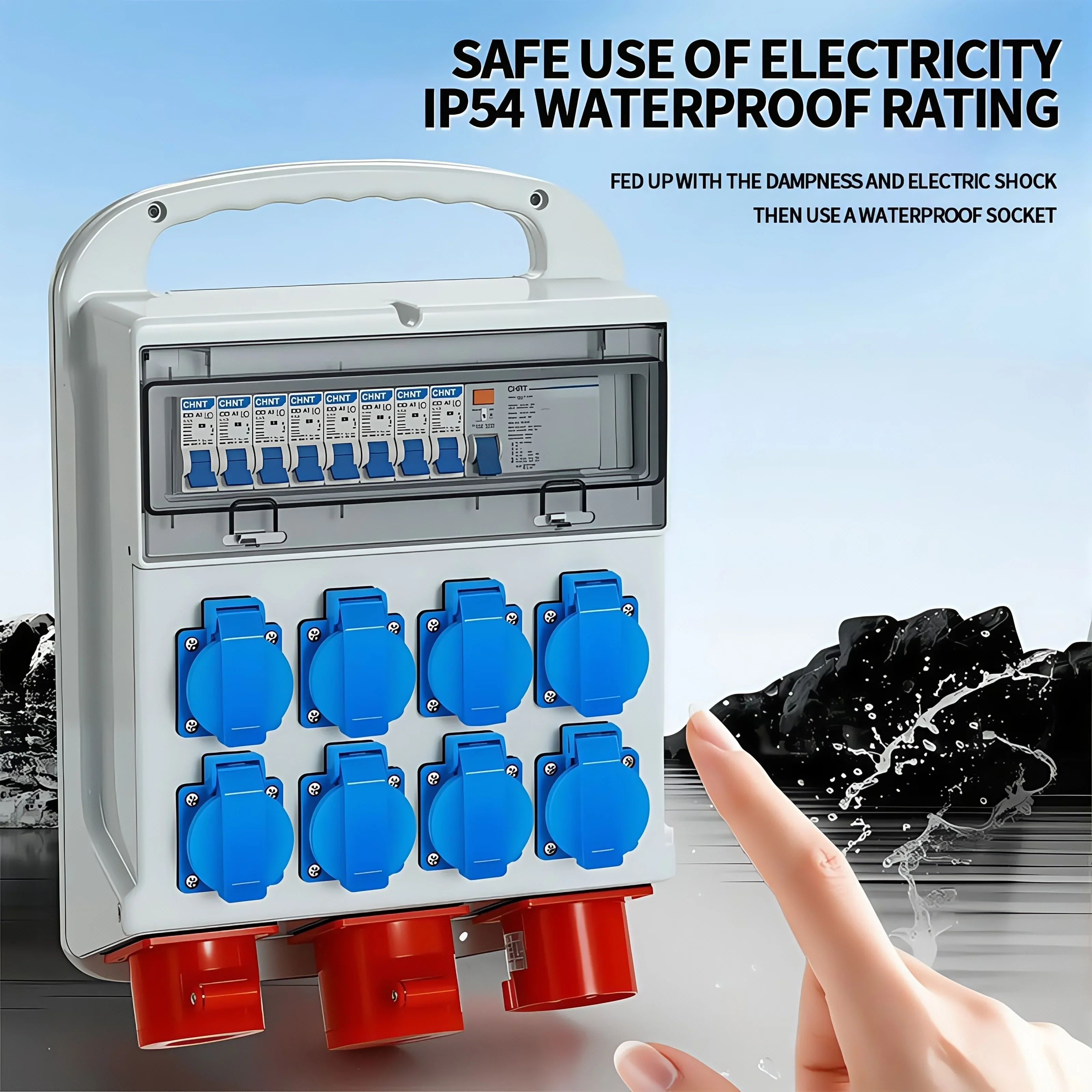 مقبس كهربائي صناعي مقاوم للماء - مراجعة Outdoor Power Distribution Panel وسعره