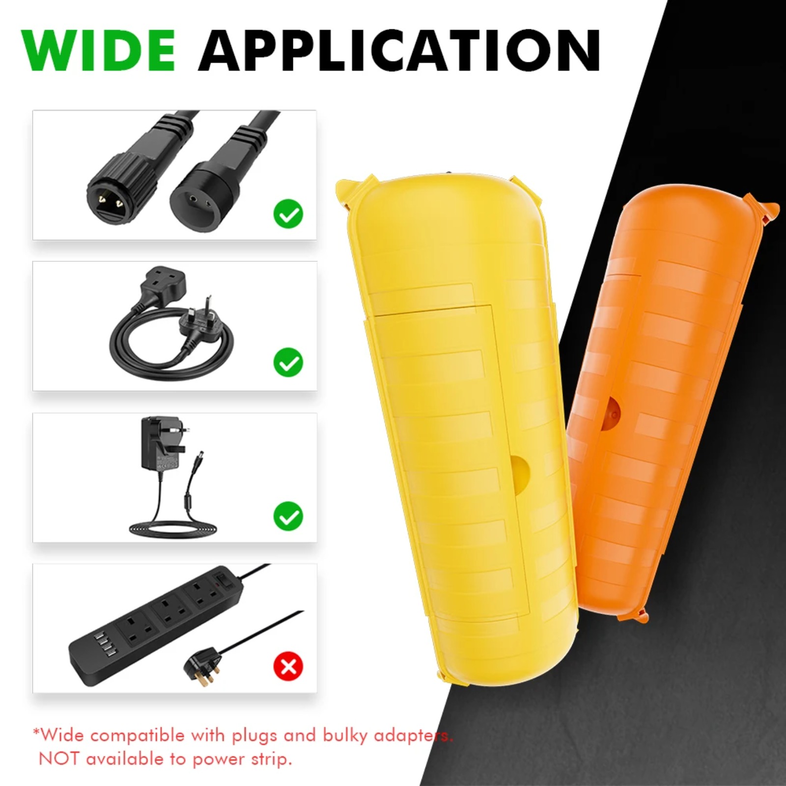 غطاء سلك تمديد خارجي IP44 مقاس - مراجعة Outdoor Power Adapter وسعره