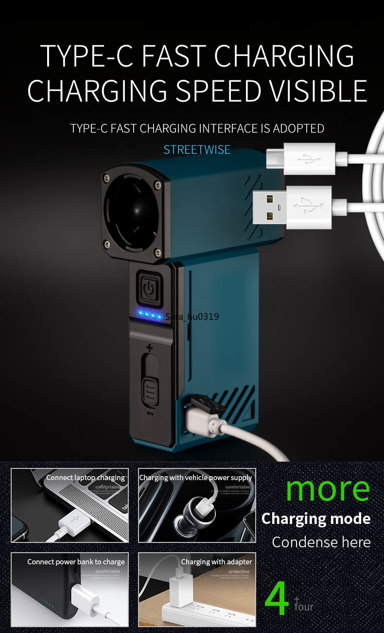 مروحة محمولة عالية القوة للاست - مراجعة Outdoor Power Vacuum وسعره