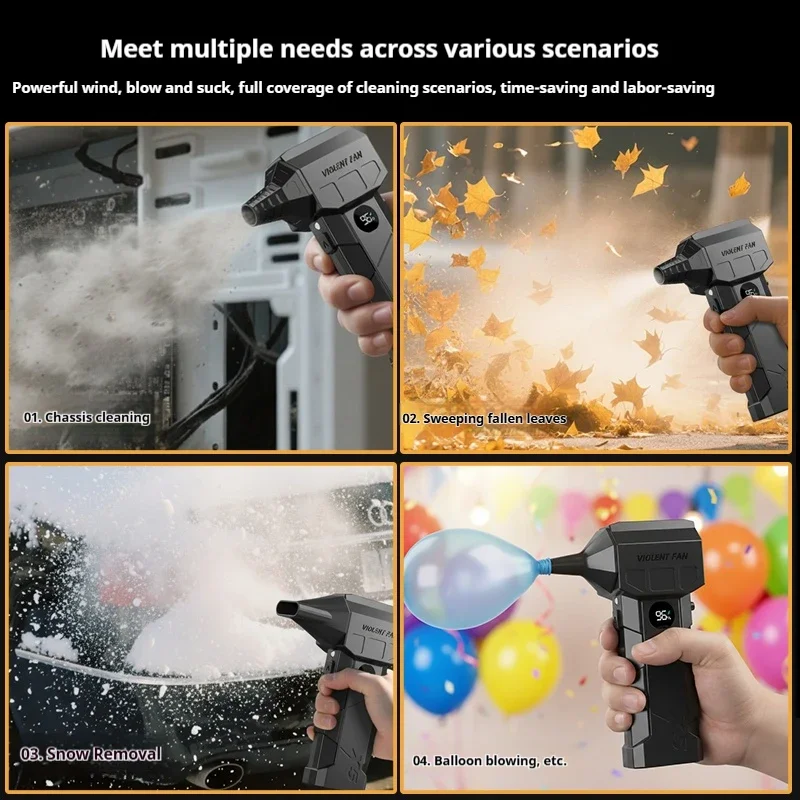 منفاخ توربيني X5 بمحرك 99,000  - مراجعة Outdoor Power Vacuum وسعره