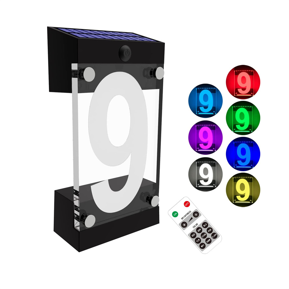 تعمل بالطاقة الشمسية RGB لون ر - مراجعة Outdoor Power Number وسعره