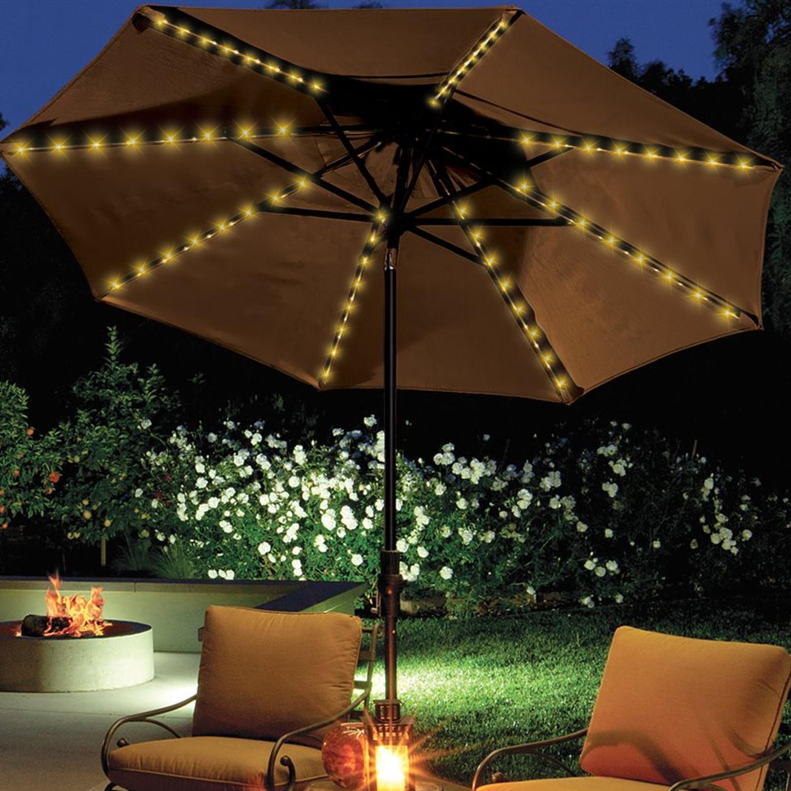 مصباح شمسي على شكل مظلة مع 104 - مراجعة Outdoor Power Outlet Solar وسعره