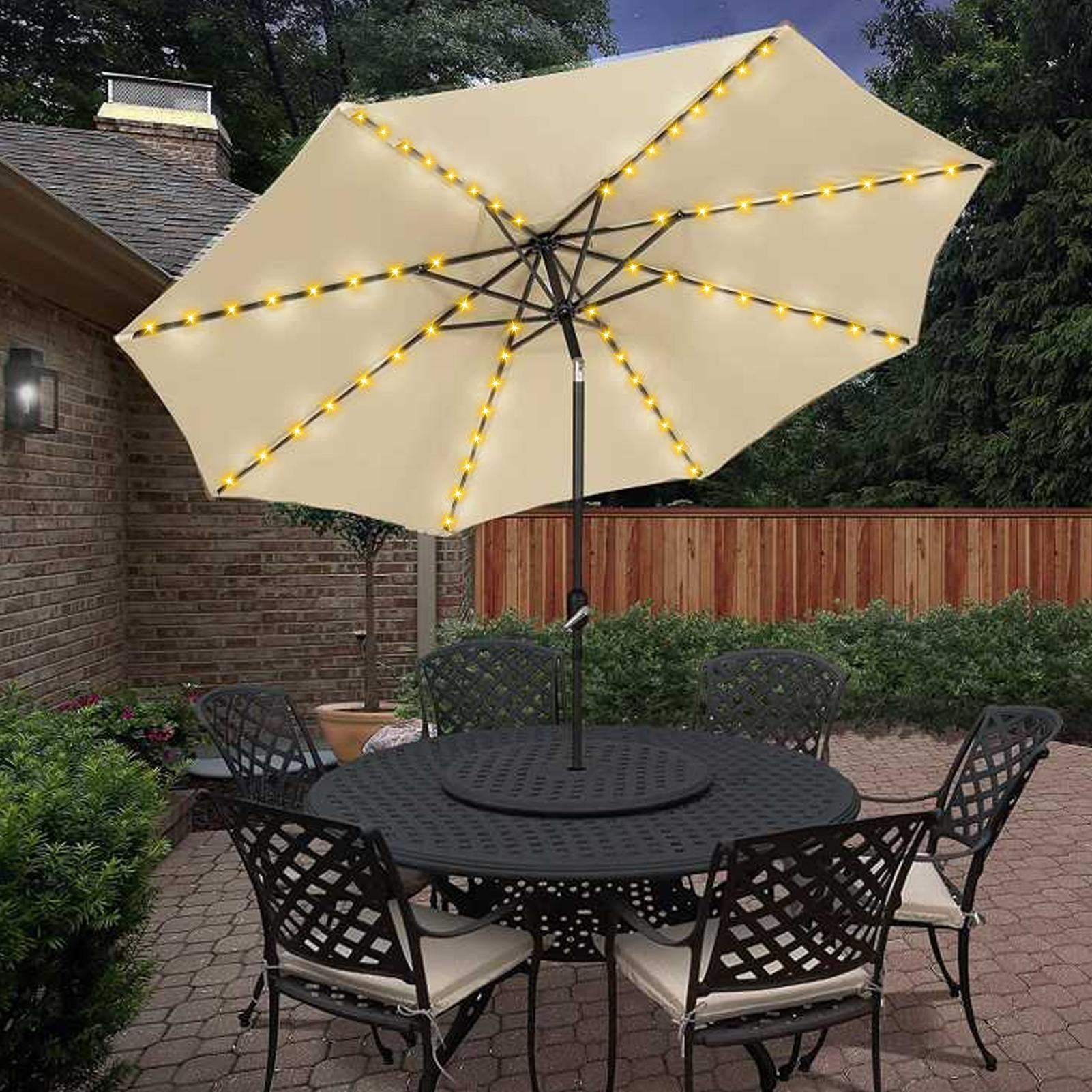مصباح شمسي على شكل مظلة مع 104 - مراجعة Outdoor Power Outlet Solar وسعره