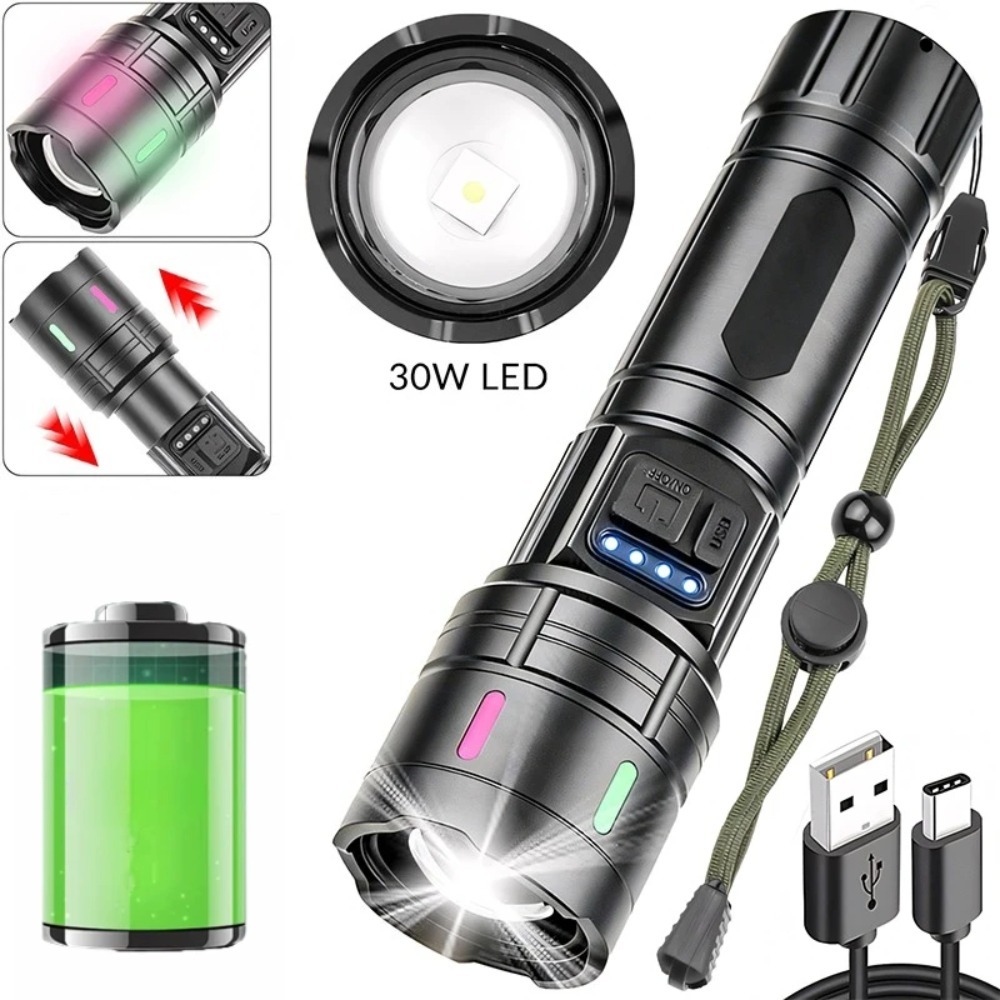 مصباح يدوي LED أبيض فائق القوة - مراجعة Outdoor Use Power Strip وسعره