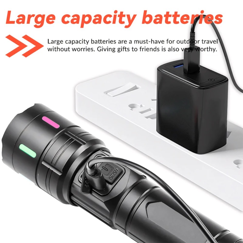 مصباح يدوي LED أبيض فائق القوة - مراجعة Outdoor Use Power Strip وسعره