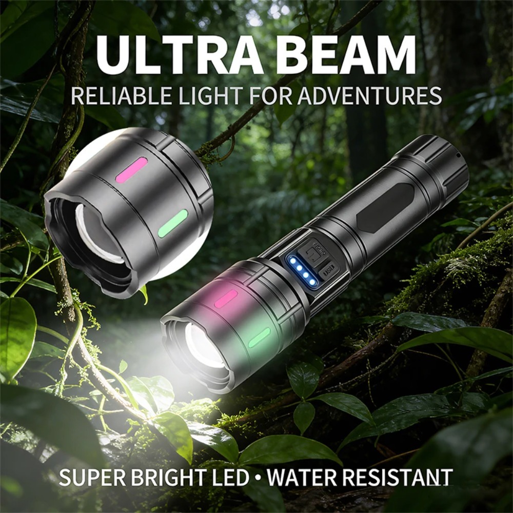 مصباح يدوي LED أبيض فائق القوة - مراجعة Outdoor Use Power Strip وسعره