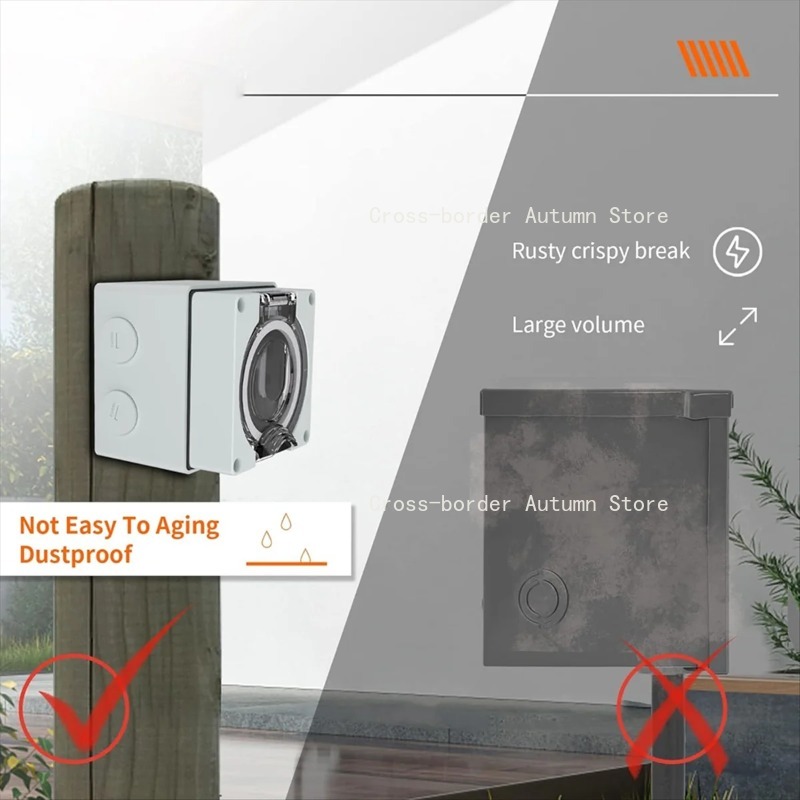 صندوق منفذ طاقة TFBC 50 أمبير، - مراجعة Outdoor Power Receptacle Box وسعره