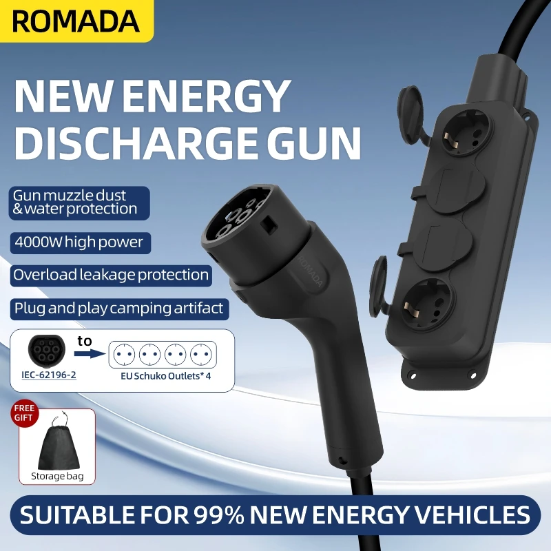كابل محمول 16 أمبير 4 كيلو واط - مراجعة Outdoor Power Adapter وسعره