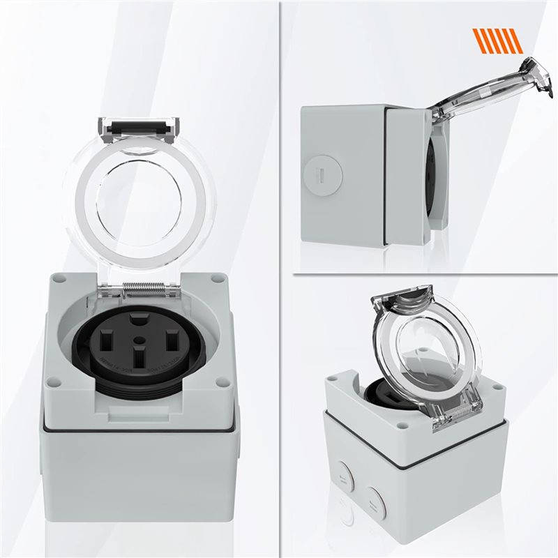 صندوق منافذ طاقة ABZL 6X 50 أم - مراجعة Outdoor Power Receptacle Box وسعره