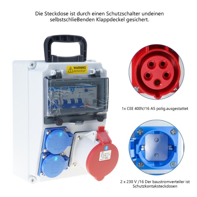 Y1UD المحمولة مفاتيح صندوق الم - مراجعة Outdoor Power Outlet Install وسعره