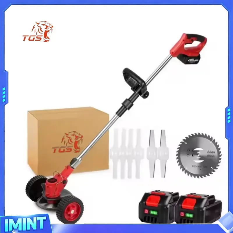 آلة قص العشب الكهربائية TGS بق - مراجعة Lawn Mower Battery وسعره