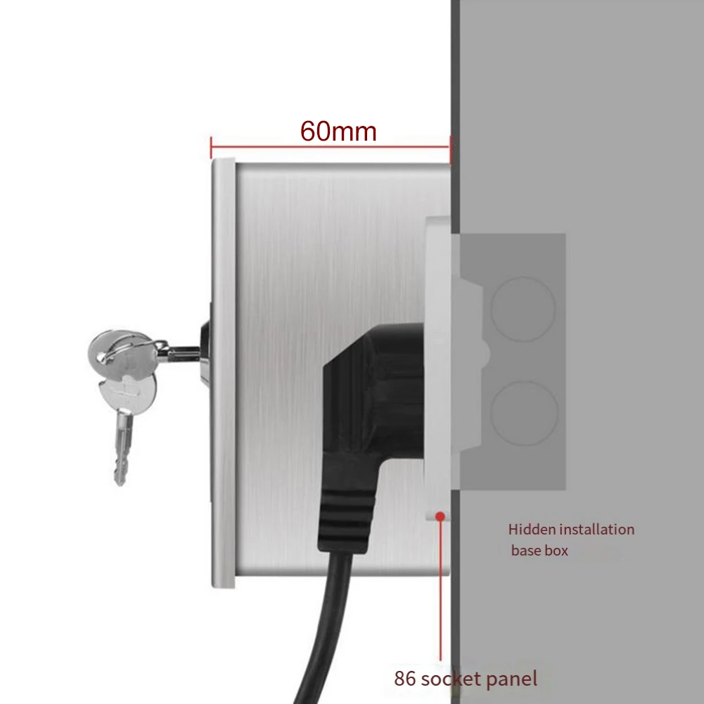 قفل كهربائي مقاوم للماء من الف - مراجعة Outdoor Power Point Cover وسعره