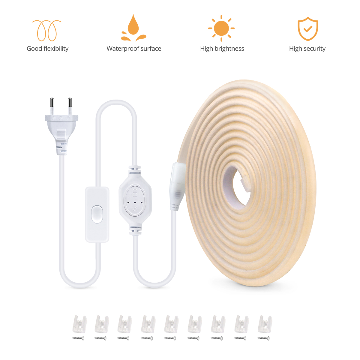 110 فولت 220 فولت COB LED قطاع - مراجعة Outdoor Power Strip Weatherproof وسعره