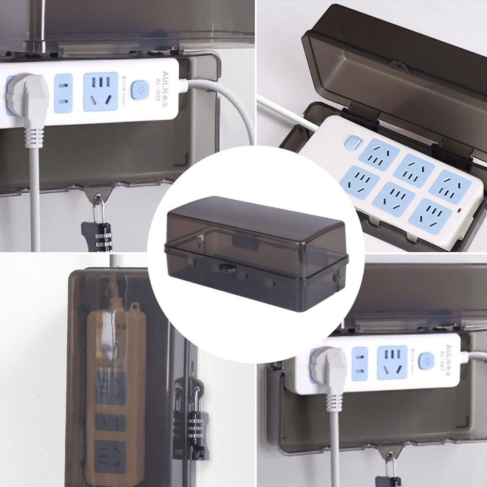 صندوق بلاستيكي محمول مضاد للسر - مراجعة Outdoor Power Strip Weatherproof وسعره