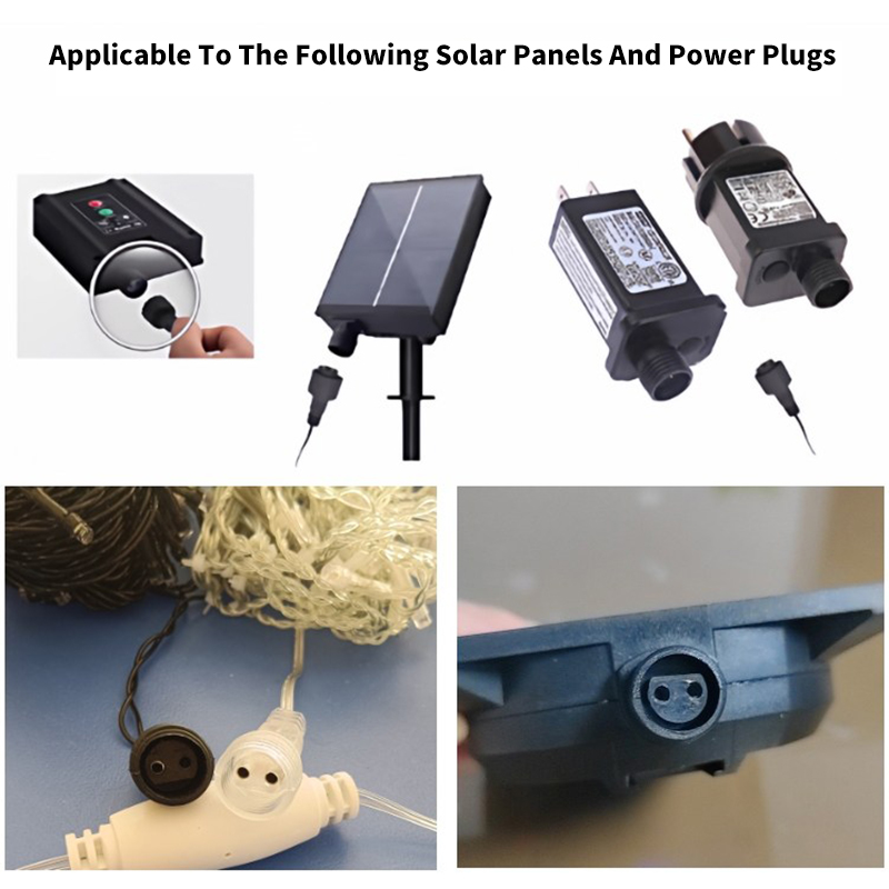 موصل LED ثنائي السن مع سلك 25  - مراجعة Outdoor Power Outlet Solar وسعره