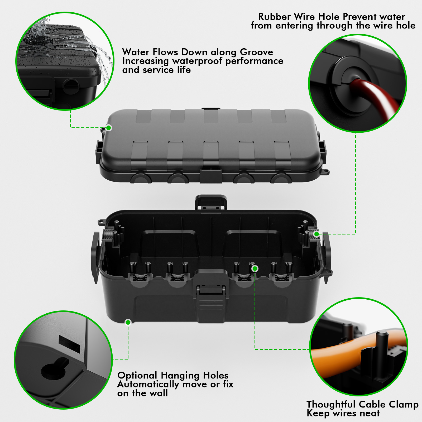 صندوق كهربائي خارجي مقاوم للما - مراجعة Outdoor Use Power Strip وسعره