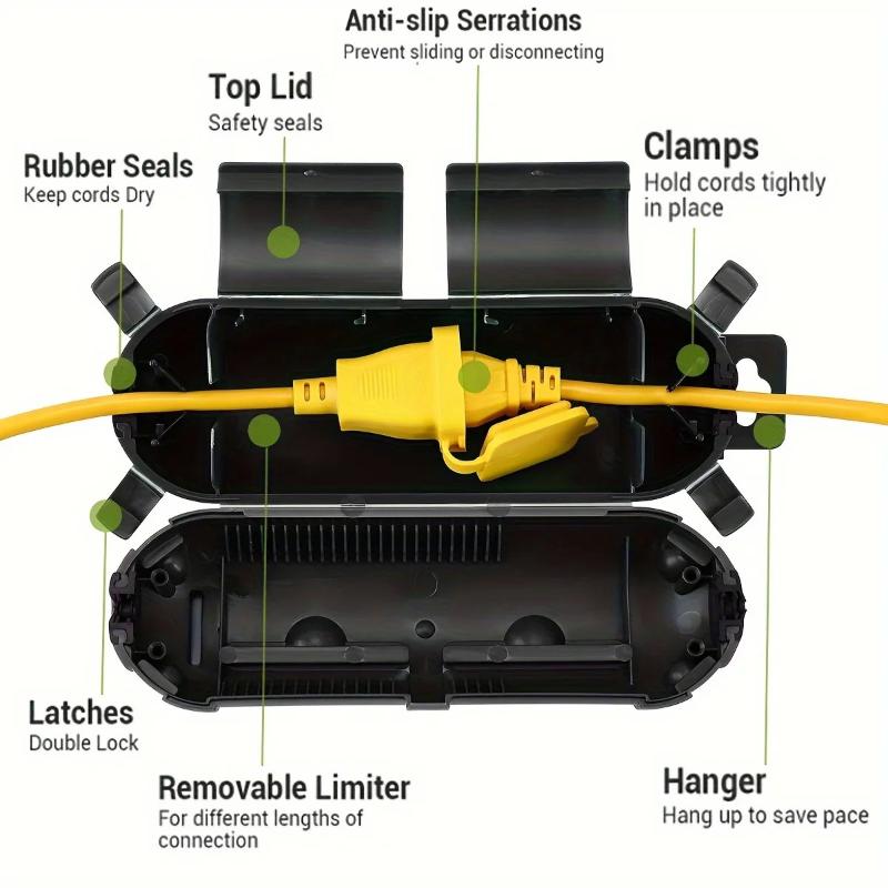غطاء حماية لسلك التوصيل الخارج - مراجعة Outdoor Power Point Cover وسعره
