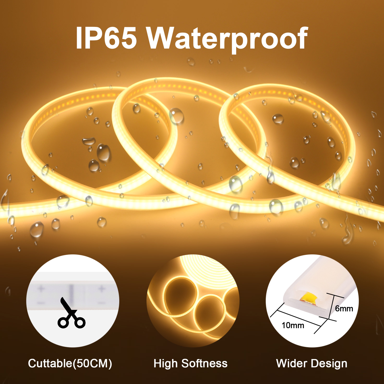 عكس الضوء COB LED قطاع ضوء 220 - مراجعة Outdoor Power Strip Weatherproof وسعره